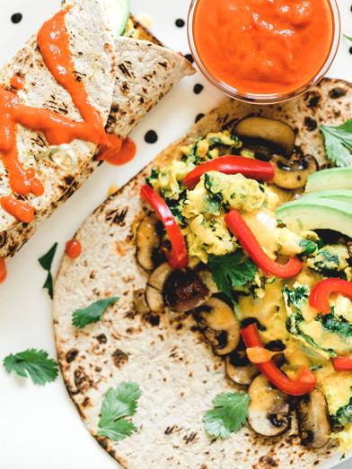 Veggie Breakfast Wrap