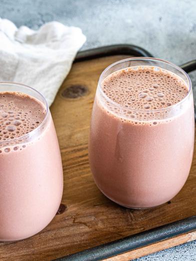 Milk Chocolate Peanut Butter Banana Smoothie