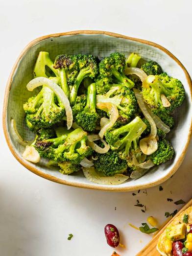 Cubano Roasted Broccoli Florets