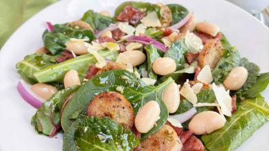 Italian Beans and Green Salad