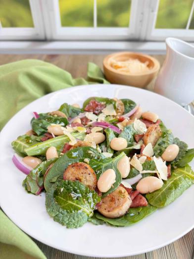 Italian Beans and Green Salad