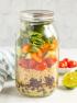 Black Bean & Quinoa Mason Jar Salad