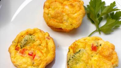 Veggie Souffle Egg Muffins