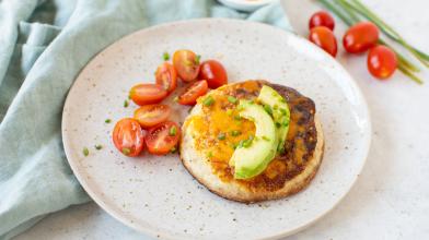 Egg & Cheese Crumpets