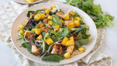 Grilled Pineapple and Chicken Salad