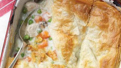 Chicken Pot Pie with Phyllo
