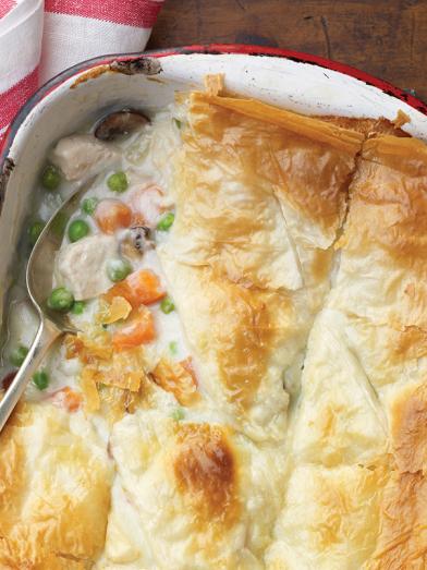Chicken Pot Pie with Phyllo
