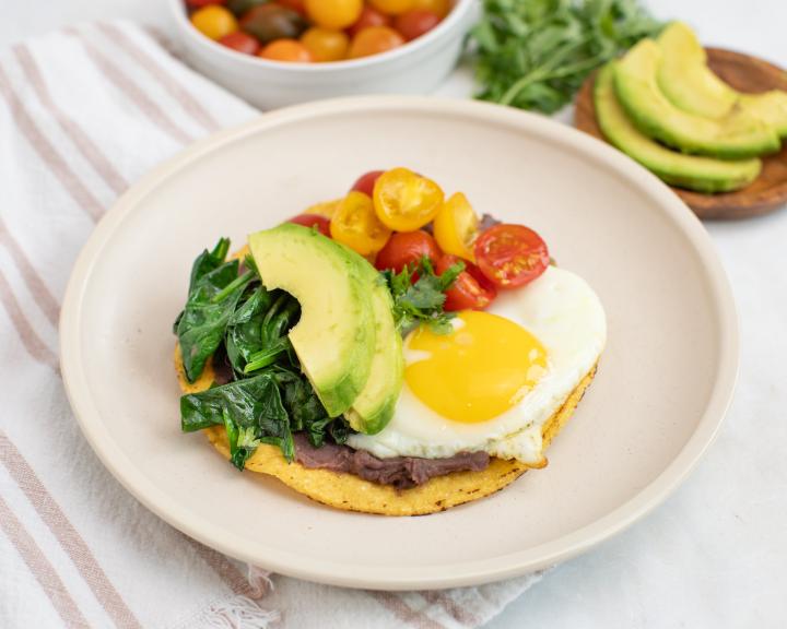 Southwest Breakfast Tostada