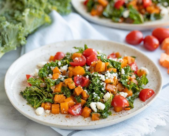 Sweet Potato Kale Hash