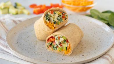 vegetable burrito