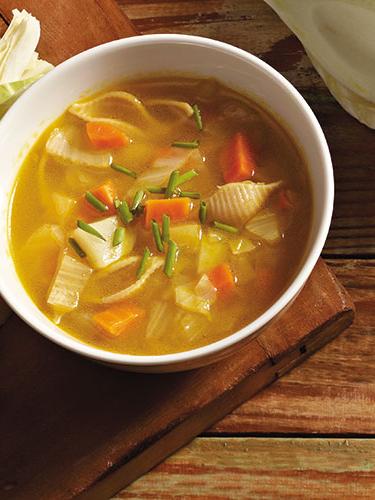 Winter Vegetable Potage With Pasta