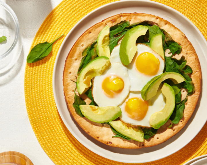 Avocado Egg Pizza